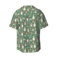 thumbnail image 2 of Fotbe Mushrooms Gnome print Short Sleeve Button Down Shirts for Men Casual Summer Beach Wrinkle Free Shirt-XX-Large, 2 of 7