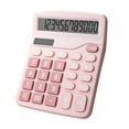 thumbnail image 5 of 12-Digit Desktop Calculator with Large LCD Display and Solar Battery Power for School Accounting, 5 of 5