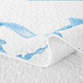 thumbnail image 5 of Erosebridal Letter A Twin Quilt Set, Chic Ribbon Twin Coverlet Set, Stars Reversible, Baby Blue, 2-Piece (1 Bedspread and 1 Pillowcase), 5 of 7