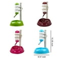 thumbnail image 2 of Automatic Water Bottle Dispenser Pet Simple Operation Portable Lightweight Fountain Drinker Height Adjustable Plastic Feeding Bowls for Cat Green, 2 of 9