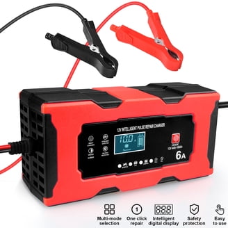 TOPDON T90A Smart Car Battery Charger - 12V/24V, 5A-90A Adjustable, With Desulfator & Maintenance Mode