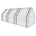 thumbnail image 2 of Sunny Garden Flower Greenhouse Portable Mini Greenhouse House Yard for Plants/Vegetables (3'x7.9'x3'), 2 of 12