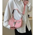 thumbnail image 2 of Kukuzhu Shoulder Bag for Women Fashion Buckle Hobo Handbags Nylon Clutch Purse Casual Crossbody Bag, 2 of 8