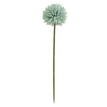 Elainilye Artificial Chrysanthemum, Single Silk Flowers, Floral Ball Sprig, Faux Greenery Arrangement, Tabletop Centerpiece Vase Decor, Lifelike Home Wedding Bouquet, Green