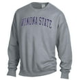 thumbnail image 2 of Men's ComfortWash Gray Winona State Warriors Garment Washed Pullover Sweatshirt, 2 of 3