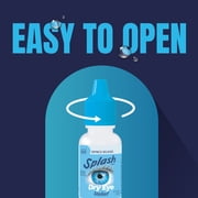 Splash Tears Long Lasting Artificial Tears, Moisturizing Eye Drops for Dryness, Grittiness, Irritation, Daily Use 0.5 Fl Oz