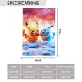 thumbnail image 3 of Bandera de jardín de temporada de Pikachu, bandera de patio de doble cara, bandera navideña para decoraciones navideñas al aire libre, 3 of 8