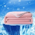 thumbnail image 4 of ZZYuan Huge SALE! Ice Blanket Lightweight Breathable Double Ice Cool Summer Calming Quilt Solid Color Blankets for Hot Sleepers Cooling Blanket, 4 of 8