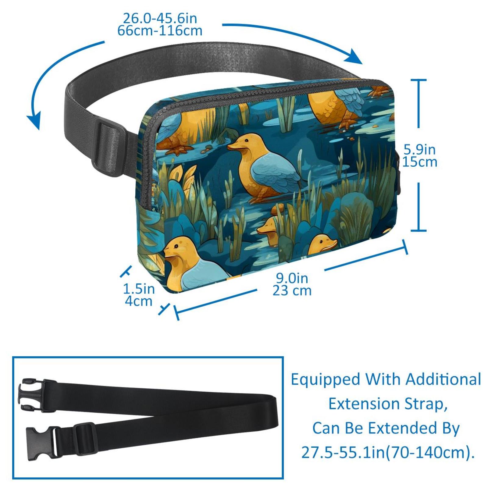 Platypus Running Belt Money Belt Waist Bag Cross Body Bag Lightweight Adjustable Extension Strap Unisex Black Kindly Waterproof SportsOutdoor Hiking Cycling Travel Gym Workout Running Belt Bag²