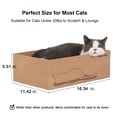thumbnail image 2 of Rascador para gatos FUKUMARU cama corrugada 5 almohadillas reversibles 5 en 1, 2 of 5