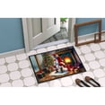 thumbnail image 4 of Carolines Treasures DAC4152JMAT 24 x 36 in. Unisex Samoyed & Santa Claus Doormat, 4 of 5