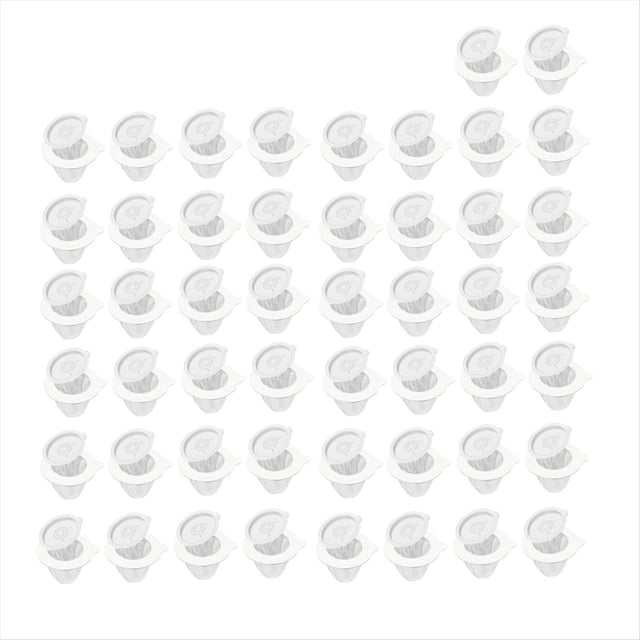 50 Filtros de Café Portátiles, Filtros de Café Reutilizables No Tejidos, para Encapsular Café/Té Molido, Verter Sobre