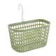 thumbnail image 2 of Cesta de baño, cesta organizadora de ducha, ahorro de espacio, gran capacidad, estante de almacenamiento de drenaje, estante ordenado, organizador Verde perfecl cesta para colgar en la pared, 2 of 8