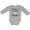 AC-Heather Grey, variant on Inktastic Grandma and Grandpas Favorite- Heart Grandchild Boys or Girls Long Sleeve Baby Bodysuit
