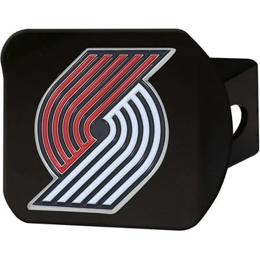 Portland Trail Blazers Color Hitch Black 3.4"x4"