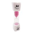 thumbnail image 4 of 2 piezas 3 tiempo de tiempo de tiempo de hermosos relojes de arena cepillo de temporizador huevo temporizador, temporizador para CUTICAT Temporizador de reloj de arena para niños, 4 of 8