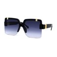 thumbnail image 3 of Retro Unique Flip Up Mafia Plastic Sunglasses Black Smoke, 3 of 4