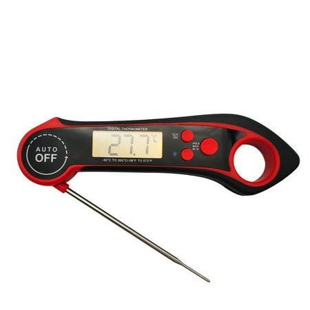 

Instant Reading Meat Grill Thermometer Cooking Thermometer Red