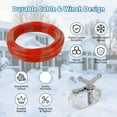 thumbnail image 3 of 100ft Pool Cover Cable & 2 Winch Suitable for Above Ground Swimming Securing Covers pwm25, 3 of 6