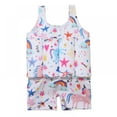 thumbnail image 2 of Uccdo 2-6Y Little Boys Girls Sleeveless Rashguard One-piece Float Swimsuits Buoyancy Bathing Suit, 2 of 6
