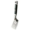 thumbnail image 3 of 2-in-1 Stainless Steel Kitchen Fish Shovel & Steak Clip - Multifunctional Flipping Tool, Heat-Resistant Utensil for Grilling, Frying & Cooking, Non-Slip Design for Barbecues, 2.56*11.42in, Green, 3 of 8