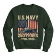 thumbnail image 3 of MuXiKeJi Clothes 250 Anniversary USA Sweatshirt Men American Flag Sweatshirt Long Sleeve Waffle 1776-2026 250th Anniversary Shirt, 3 of 3