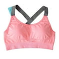 thumbnail image 2 of Sujetador deportivo sin costuras Nikou para mujer color rosa talla M, 2 of 14