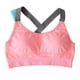 thumbnail image 2 of Sujetador deportivo sin costuras Nikou para mujer color rosa talla M, 2 of 14