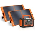 thumbnail image 1 of EBL Portable Power Station, Solar Generator 1000W and 200W Portable Solar Panel with 2 x AC Outlets, 3 x QC3.0 USB, and PD60W port for Outdoor Camping, Home Emergency, RV/Van, 1 of 7