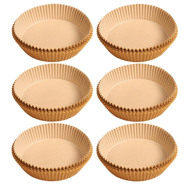 MasteelfCA 100pcs Oil-proof Paper Liner Air Fryer Paper Liners Non-stick Baking Paper Liner