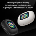 thumbnail image 2 of True Wireless Open Ear Bluetooth Earbuds, Waterproof Touch Screen Display Bluetooth 5.4mm Driver Ergonomic Non Insert Design, Intelligent Touch Screen Open Bluetooth Earphones for Running Fitness, 2 of 7