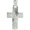 thumbnail image 1 of Sterling Silver Crucifix Pendant w/ Latin Cross, 1 1/4 inch tall, 1 of 1