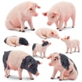 thumbnail image 1 of Juego de figuras Toymany Pig Farm Animal para regalo de cumpleaños para niños, 8 unidades, 1 of 1