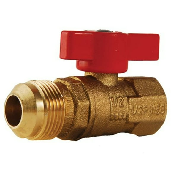 Avalon Gas Valve 5/8(15/16 Thread) Male Flare x 3/4 FIP