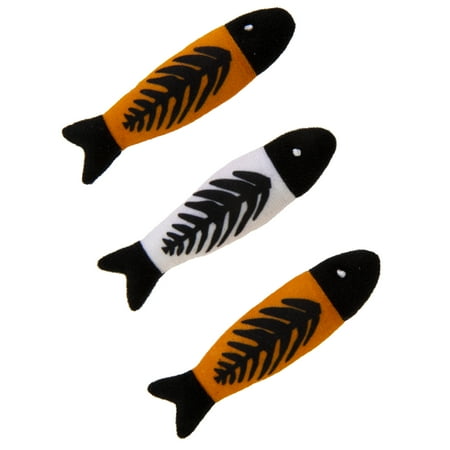 SmartyKat Catnip Fish (Set of 3) Halloween Catnip Cat Toys