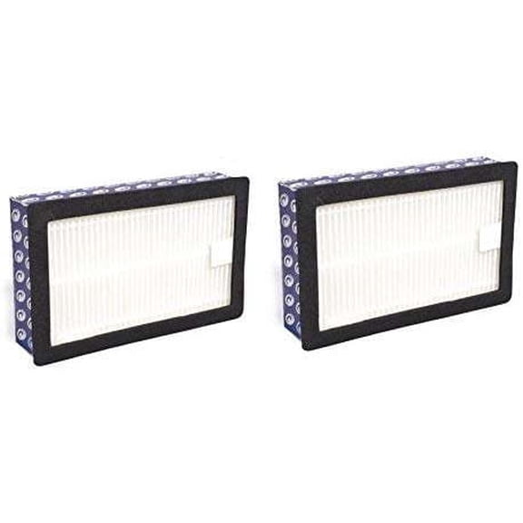 2 Replacement Part For Super Half Vac Pleated Exhaust HEPA Filter (2 Filters) # 107005, PV-107005 Vacuum Cleaner Filters
