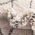 thumbnail image 5 of Unique Loom Rabat Shag Collection Area Rug (4' x 6' Rectangle White/Gray), 5 of 6
