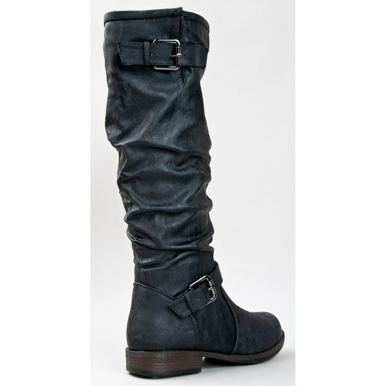 Bamboo faux suede over the knee boots deals