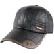 thumbnail image 1 of Gorra de Béisbol de Cuero Casquillas de Cuero Genuino Forro de Lana Gorra Ajustable para Otoño Invierno Al Aire Libre, 1 of 1