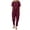 C-Wine367, variant on DHFJKG Womens 2 Piece Outfits Summer Short Sleeve Basic Tee Straight Leg Pants Solid Color Matching Sets For Women Versatile Outfit