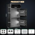 thumbnail image 6 of Omethey 6.5 Cub Large Safe with Depository Drop Slot, Digital Keypad & Dual Alarm, Home Safe for Documents, Cash, Jewelry & Valuables, 6 of 7
