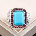 thumbnail image 4 of HOOUN 925 Silver Rings Women Turkish Handmade Ring Wedding Party Jewelry Size 6-10-#20-7, 4 of 4