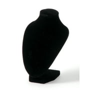 Darice Black Velvet Necklace Jewelry Bust, 6 Inches
