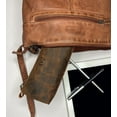thumbnail image 5 of Leather Pencil Case for Men Women, Zippered Pencil Pouch Pen Bag Gift for Artists, Craft Tool Holder for Office, College by Rustic Town, Brown, 5 of 6