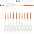 thumbnail image 5 of EcoNesxp Cure-Dents Orange Outil de Nettoyage 80 Pcs Bâton de Fil Dentaire, 5 of 5