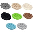 thumbnail image 4 of Waterproof Hanging Basket Chair Cushion Round Papasan Seat Pad Comfortable Breathable Wear-Resistant Pressure Relief for Indoor Outdoor Rocking Chairs Living Room Patio Furniture 23.62x23.62in, 4 of 11