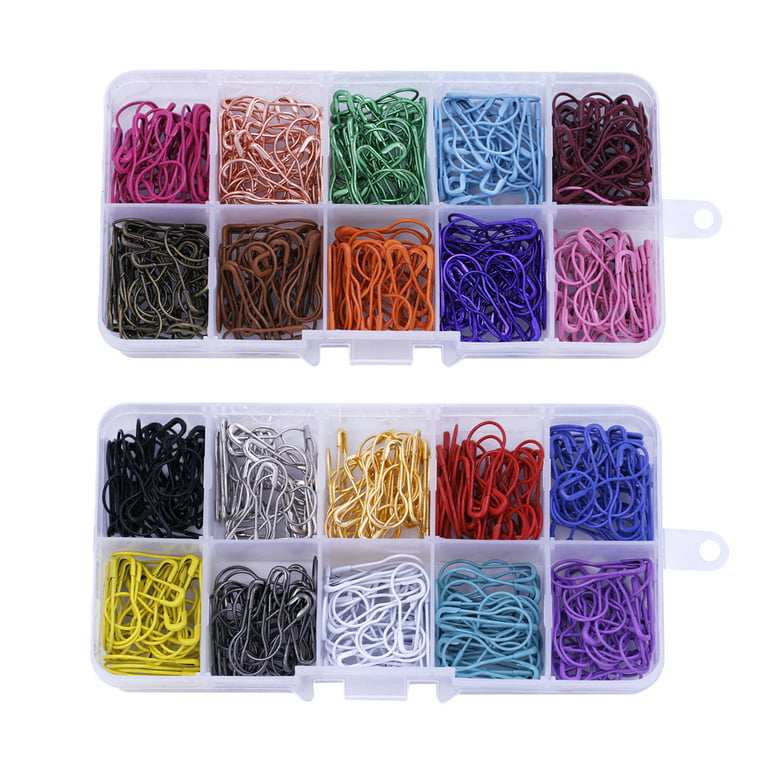 Assorted Bulb Safety Pins Pear Shaped Pins Knitting Stitch Markers Sewing  Making With Storage Box From Susieshop2, $8.63