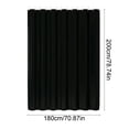 thumbnail image 3 of Waterproof Outdoor Curtains Solid Color Privacy Panels With Hanging Rings, Windproof Rain Resistant Patio Pergola Porch Curtains for Outdoor Living Space Garden Balcony Privacy, 3 of 6