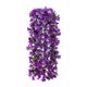 thumbnail image 2 of Guirnalda de pared colgante de flores violetas artificiales para bodas, decoración del hogar y eventos, ramos reutilizables de seda de orquídeas y glicinas, 2 of 7