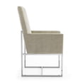 thumbnail image 5 of Manhattan Comfort Element 18.9" Velvet Dining Armchair in Off White (Set of 2), 5 of 8